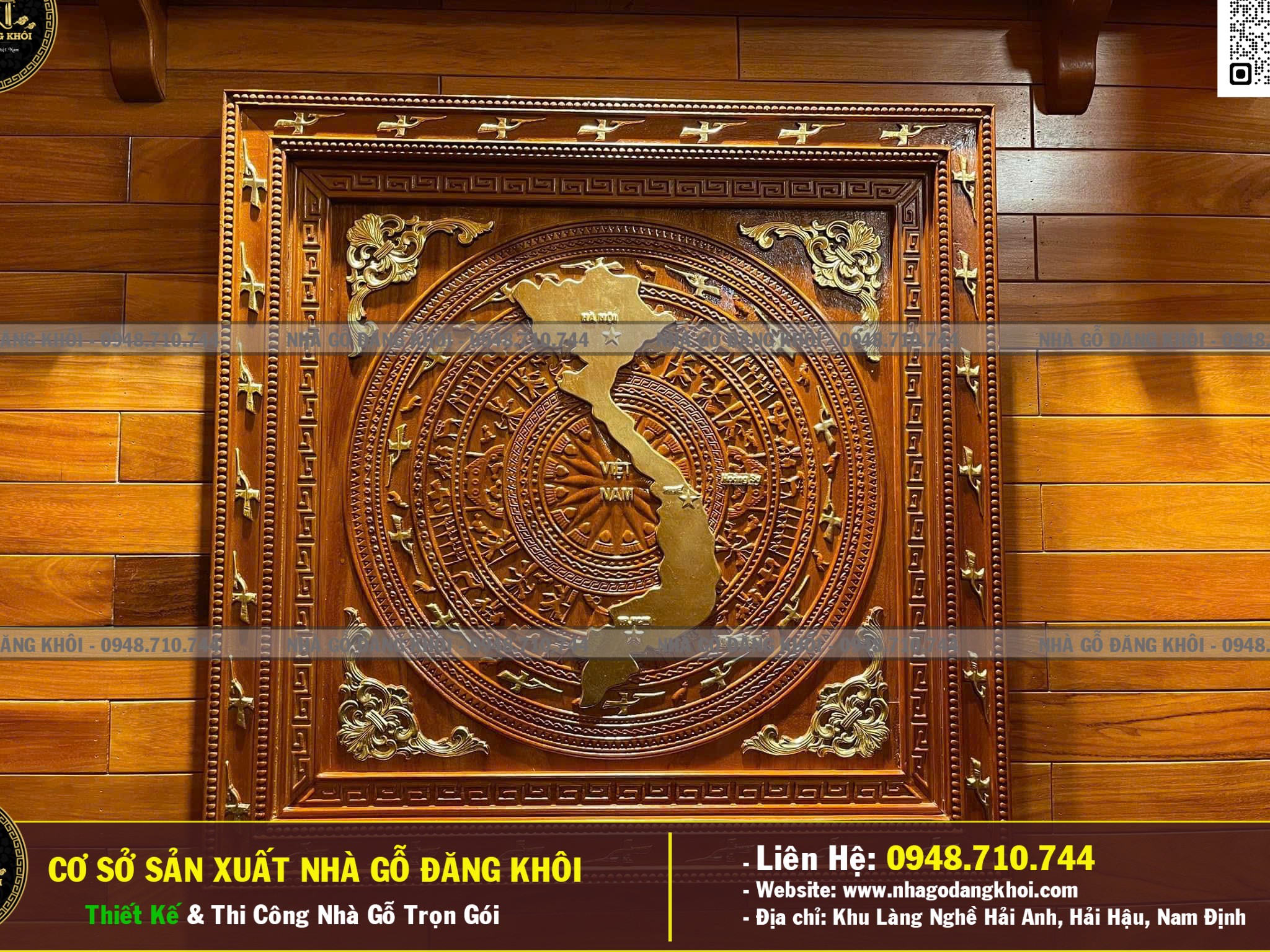 Ảnh Nội Thất Nhà Gỗ 3 Gian Nhà Gỗ Đăng Khôi Thi Công Tại Hà Nội 5