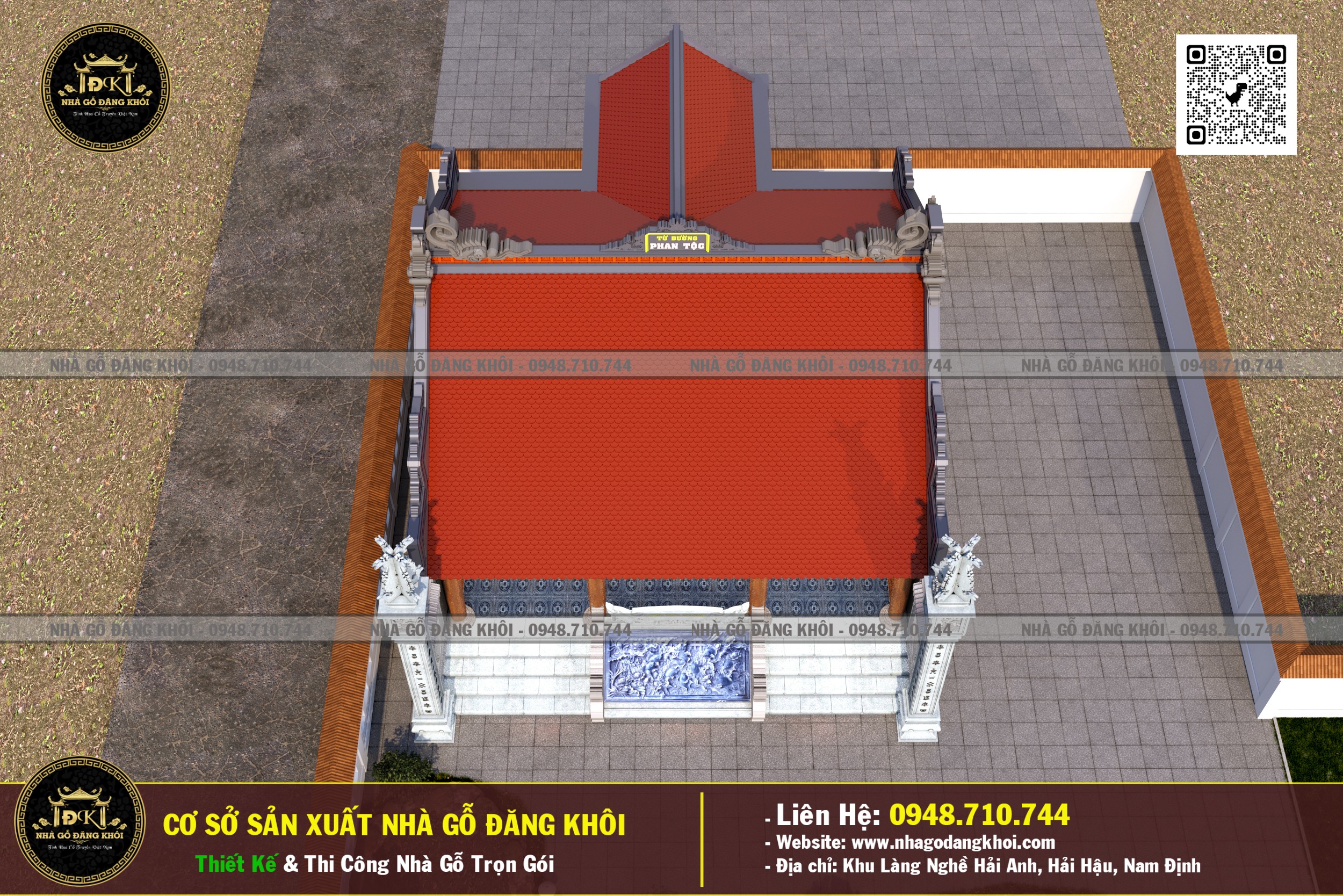 Ảnh Nhà Gỗ 3 Gian Lim Nam Phi - Nhà Gỗ Đăng Khôi 6