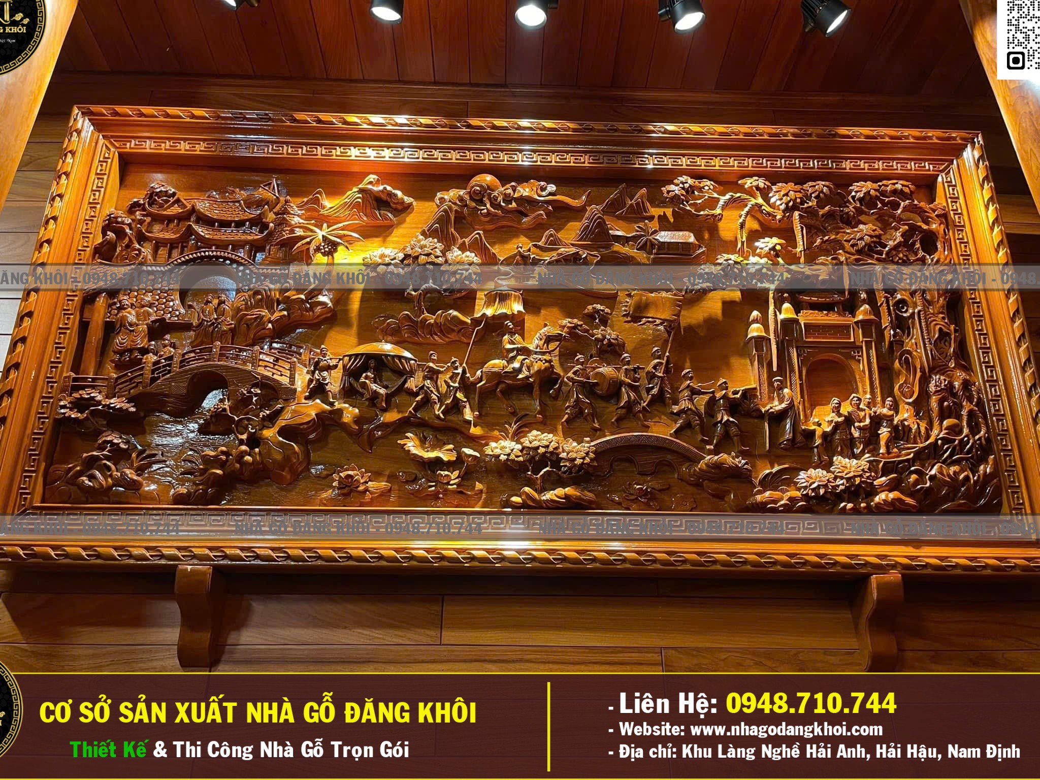 Ảnh Nội Thất Nhà Gỗ 3 Gian Nhà Gỗ Đăng Khôi Thi Công Tại Hà Nội 3