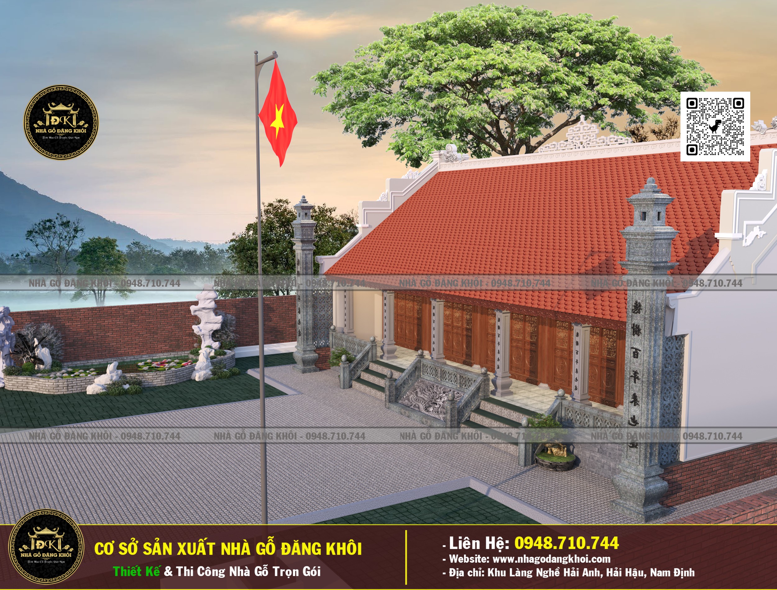 Ảnh Nhà Gỗ 5 Gian Lim Nam Phi Hà Nam - Nhà Gỗ Đăng Khôi 3