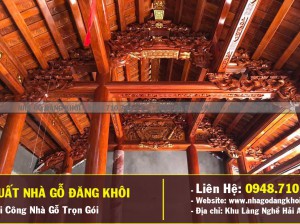 Thi Công Nhà Gỗ 3 Gian Lim Lam Phi Tại Thanh Hóa - Nhà Gỗ Đăng Khôi